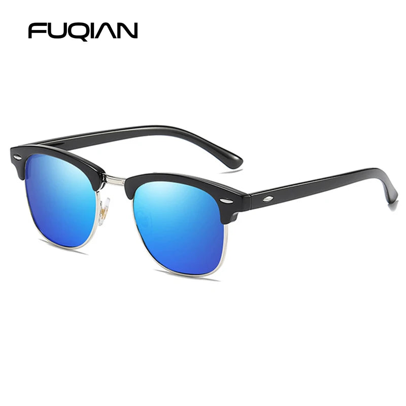 Classic Half Frame Polarized Sunglasses