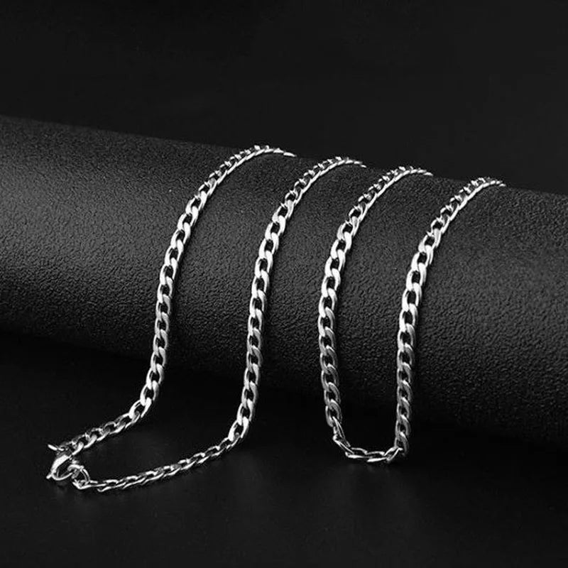 Stainless Steel Long Hip Hop Chain Necklace for Men & Women