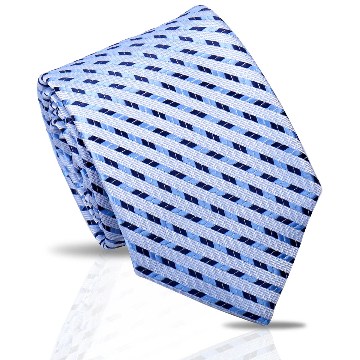 Luxury Men's Paisley & Striped Necktie 7.5cm – New Style Fashion Tie for Weddings & Workplace