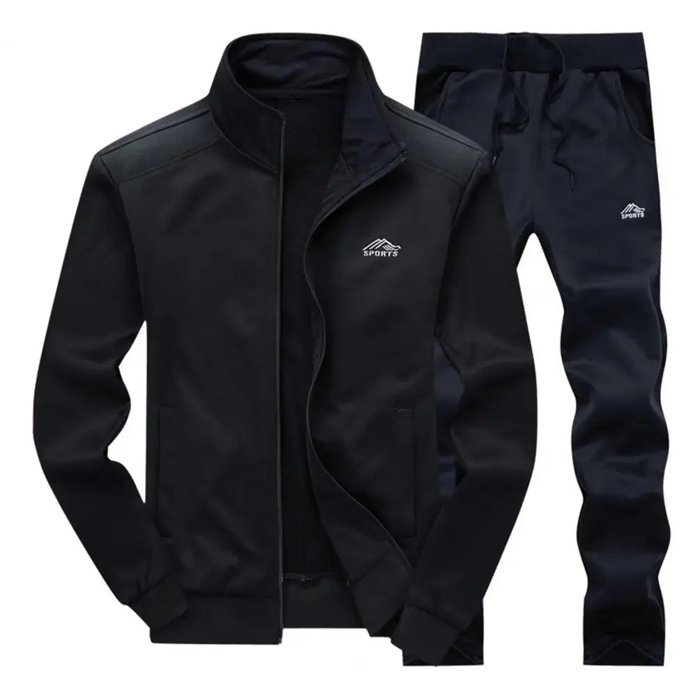 4XL Men's Oversized Tracksuit Set