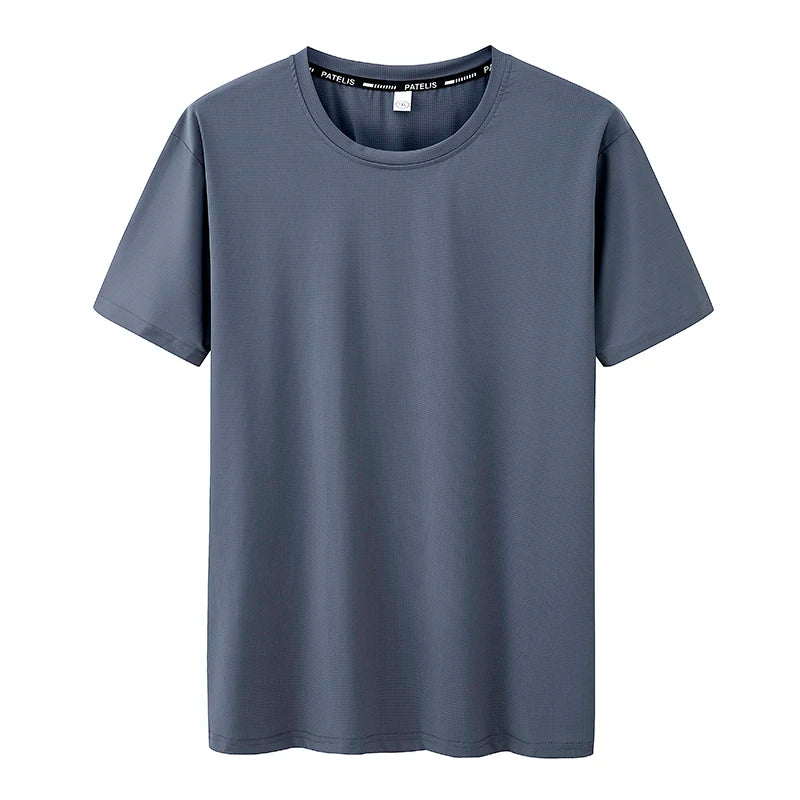 Plus Size 6XL Quick Dry Fitness T-shirt for Men