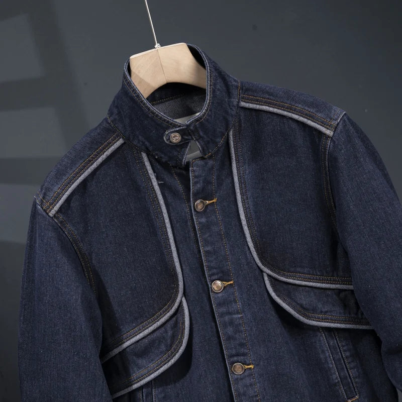 2024 Retro Japanese Street Denim Jacket