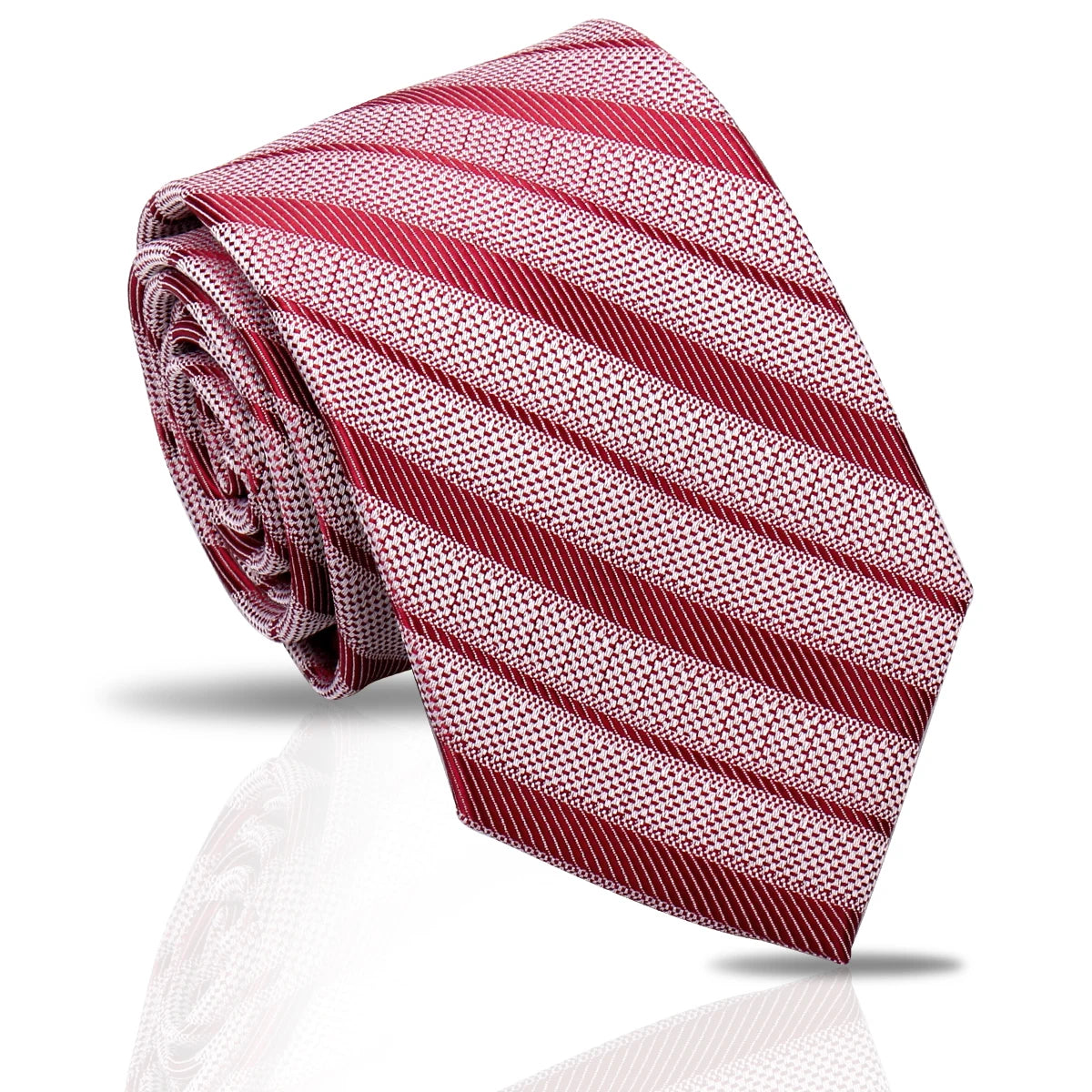 Luxury Men's Paisley & Striped Necktie 7.5cm – New Style Fashion Tie for Weddings & Workplace