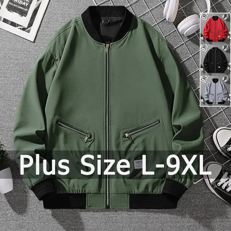 Men’s Plus Size Bomber Jacket