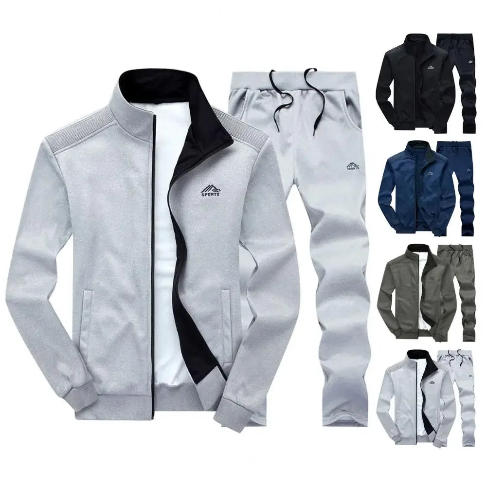 4XL Men's Oversized Tracksuit Set