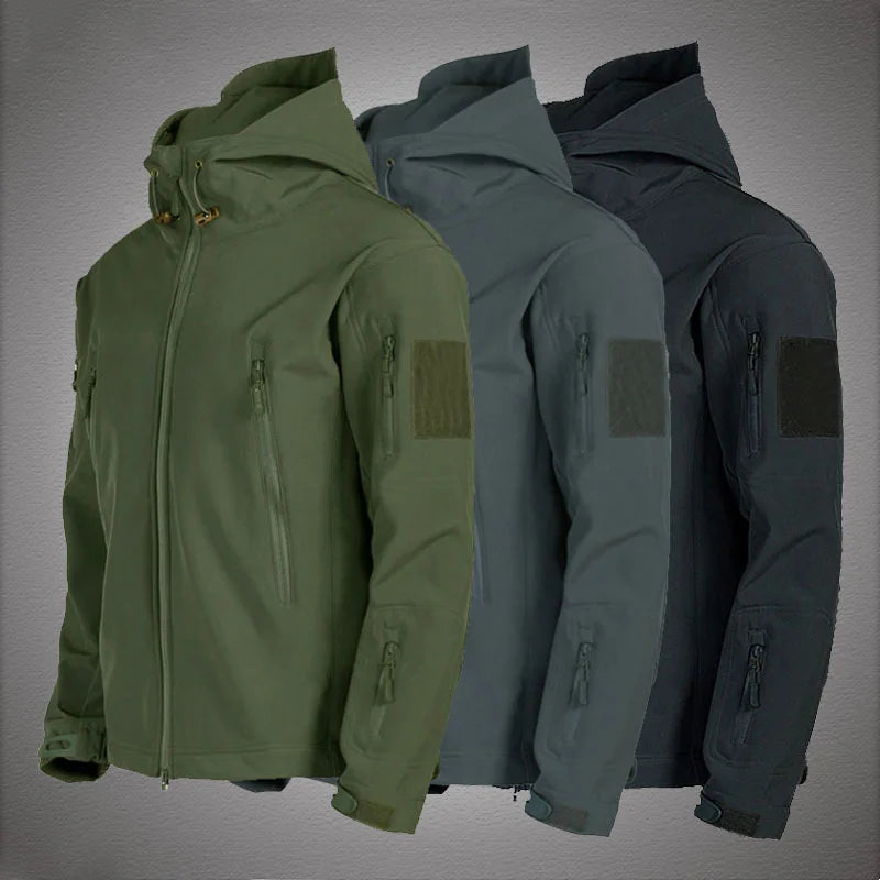 Military Shark Skin Soft Shell Jacket for Men