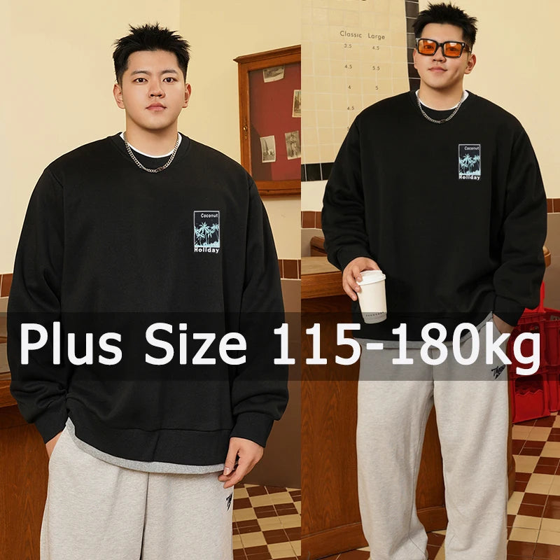 Oversized Sweatshirt Men Pullovers