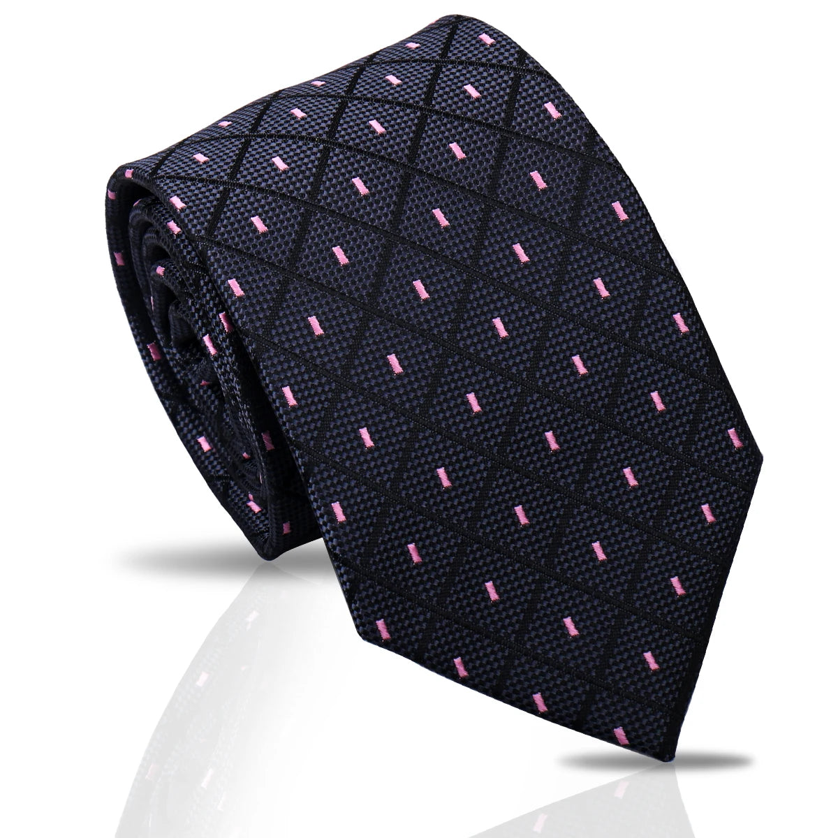 Luxury Men's Paisley & Striped Necktie 7.5cm – New Style Fashion Tie for Weddings & Workplace