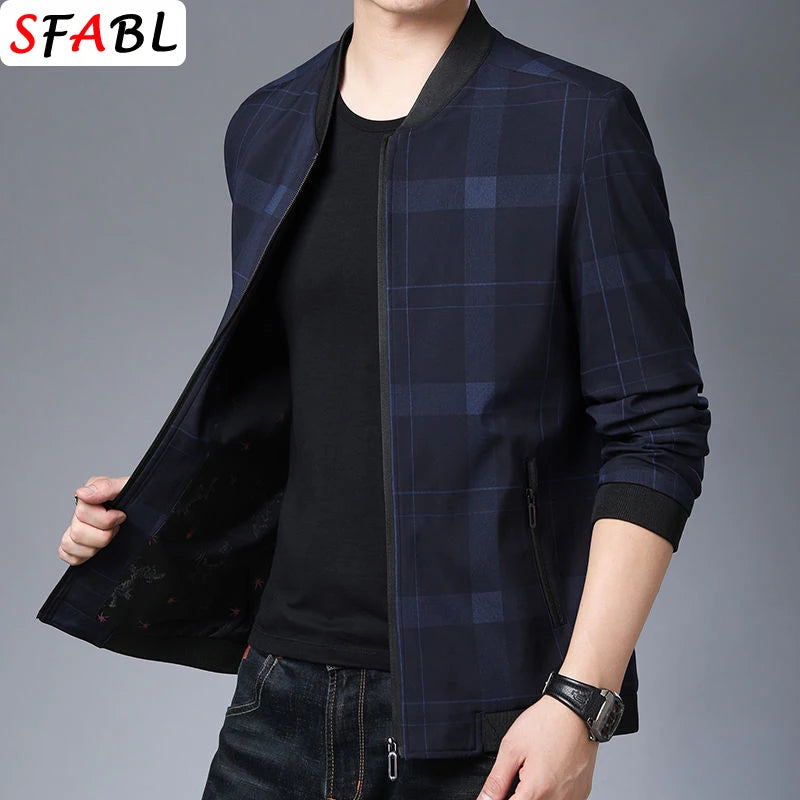 Men's Casual Business Blazer - Luxury Solid Color Jacket