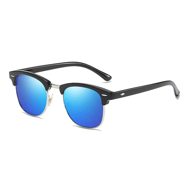 Classic Half Frame Polarized Sunglasses