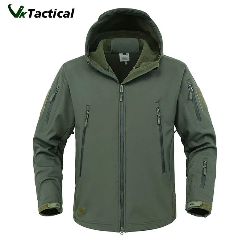 Military Shark Skin Soft Shell Jacket for Men