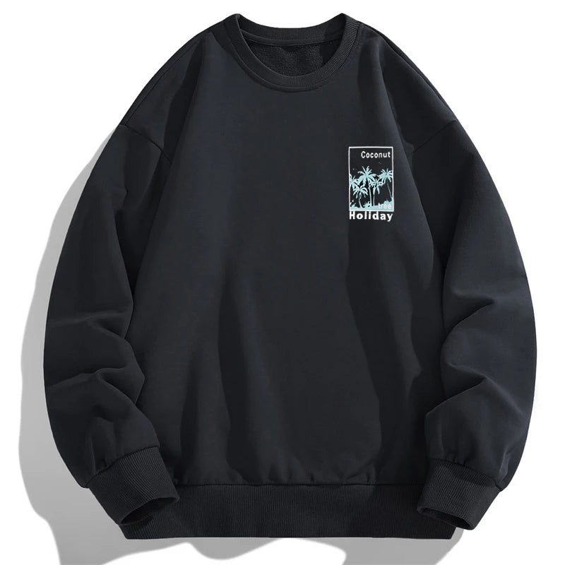 Oversized Sweatshirt Men Pullovers