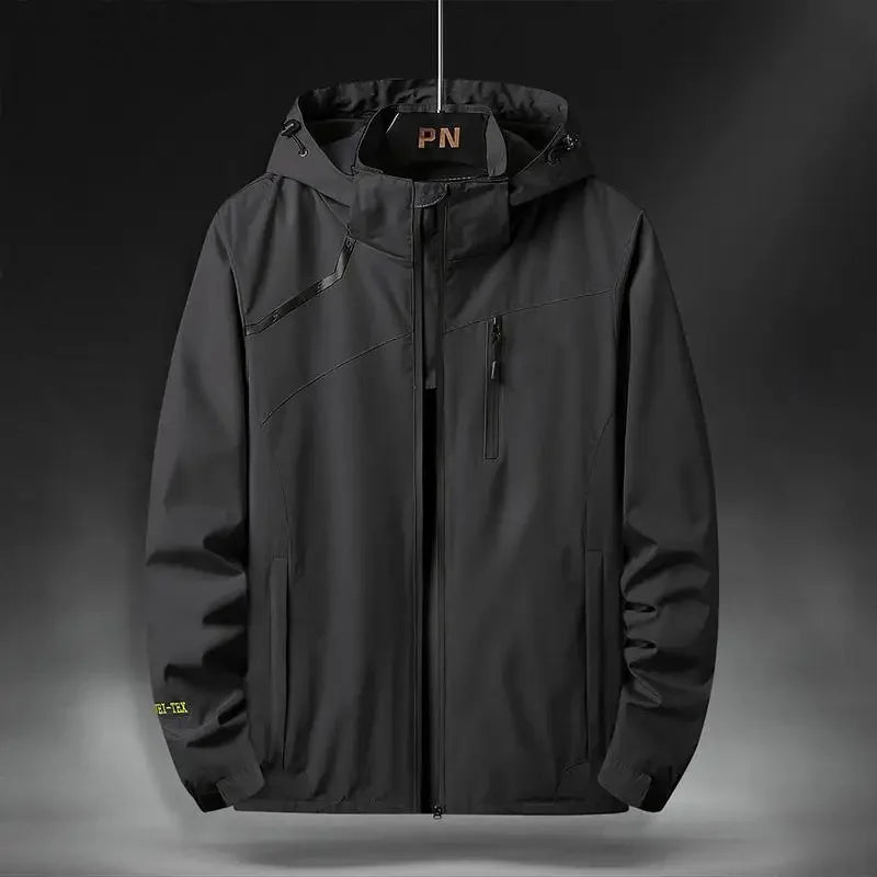 Men's Plus Size Windbreaker Jacket (45-130kg)