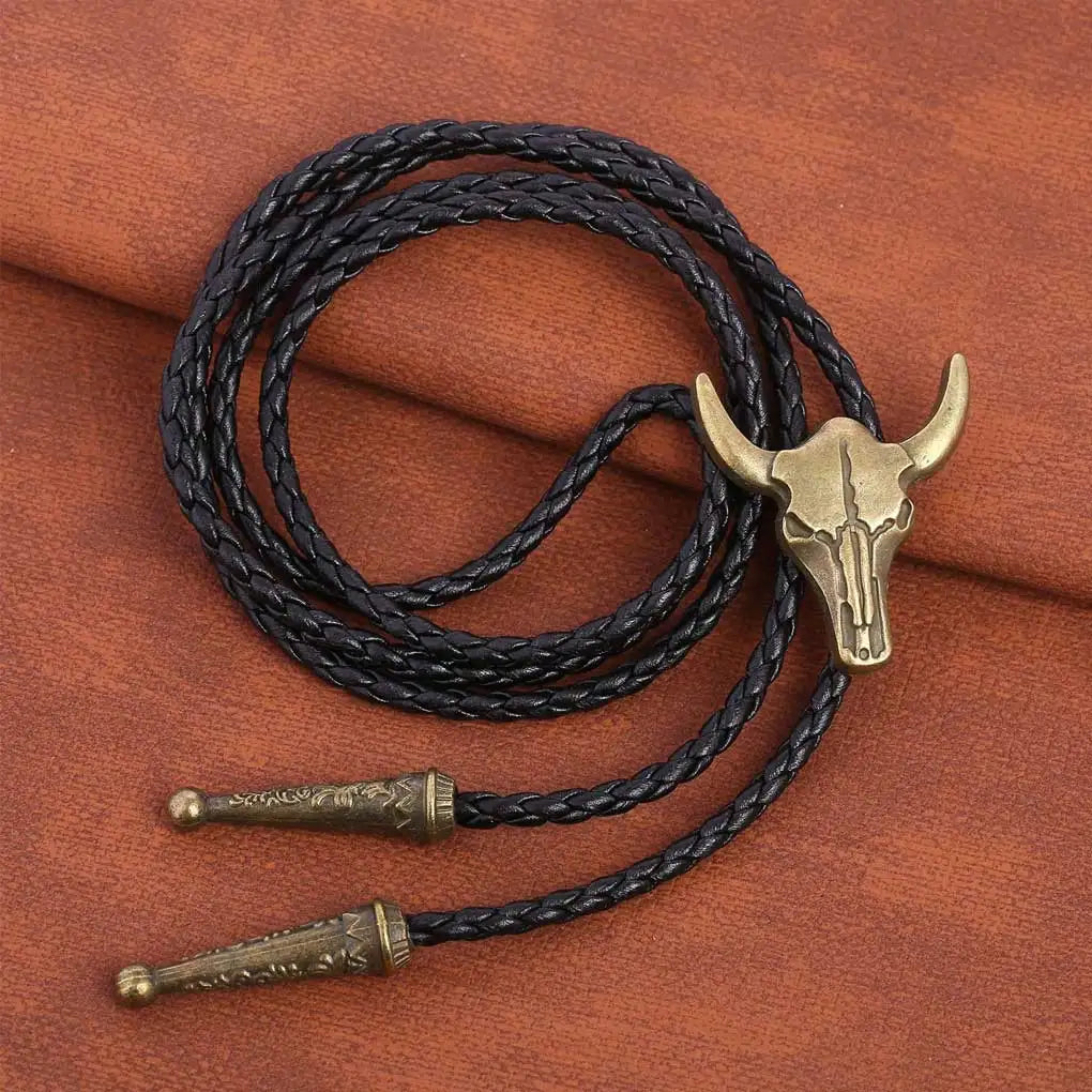 Golden Western Cowboy Bolo Tie