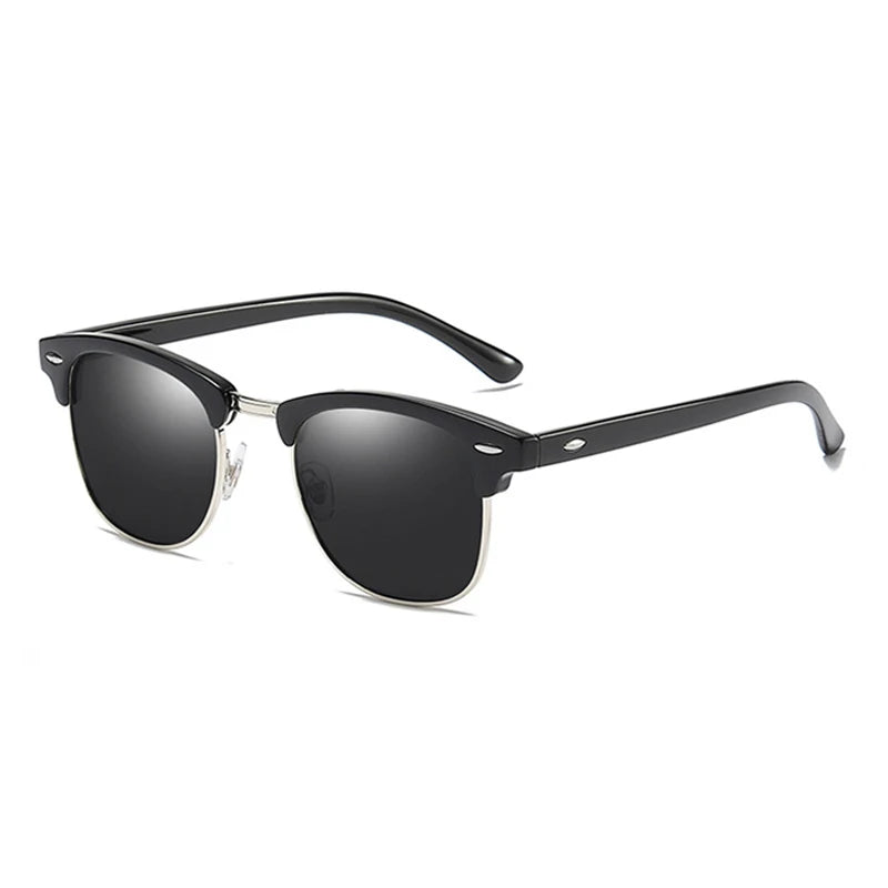 Classic Half Frame Polarized Sunglasses