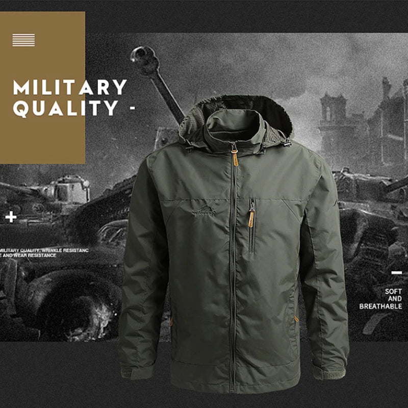 Men Tactical Windbreaker Jacket