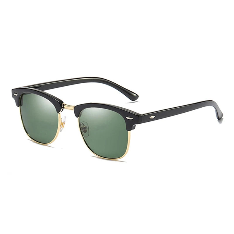 Classic Half Frame Polarized Sunglasses