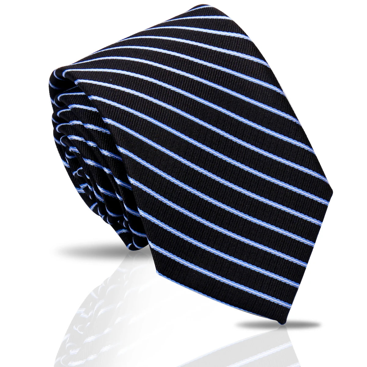 Luxury Men's Paisley & Striped Necktie 7.5cm – New Style Fashion Tie for Weddings & Workplace