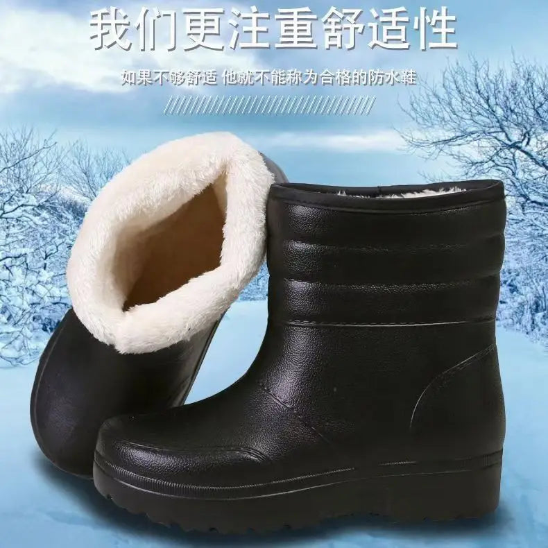 Men's Winter Rain Boots