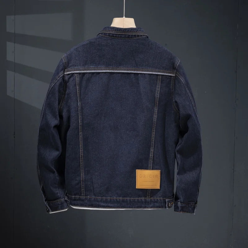 2024 Retro Japanese Street Denim Jacket