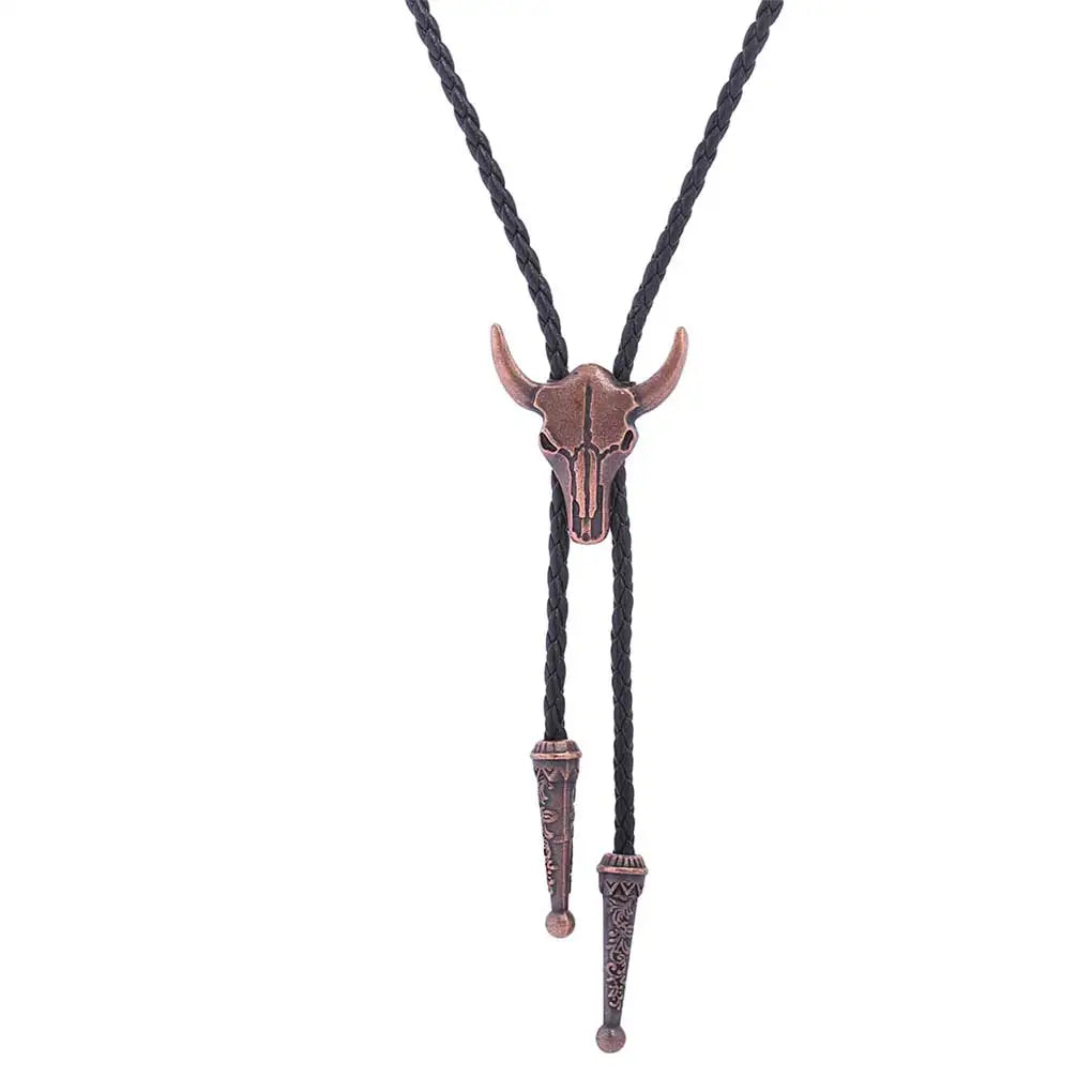 Golden Western Cowboy Bolo Tie