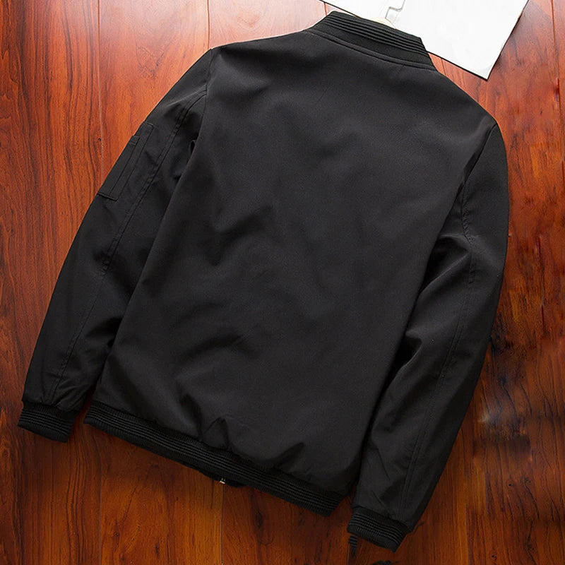 Men’s Slim Fit Bomber Jacket Windbreaker