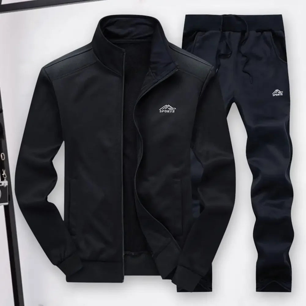 4XL Men's Oversized Tracksuit Set