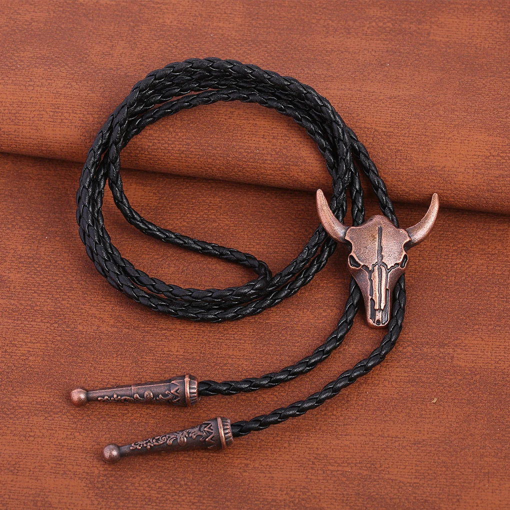 Golden Western Cowboy Bolo Tie