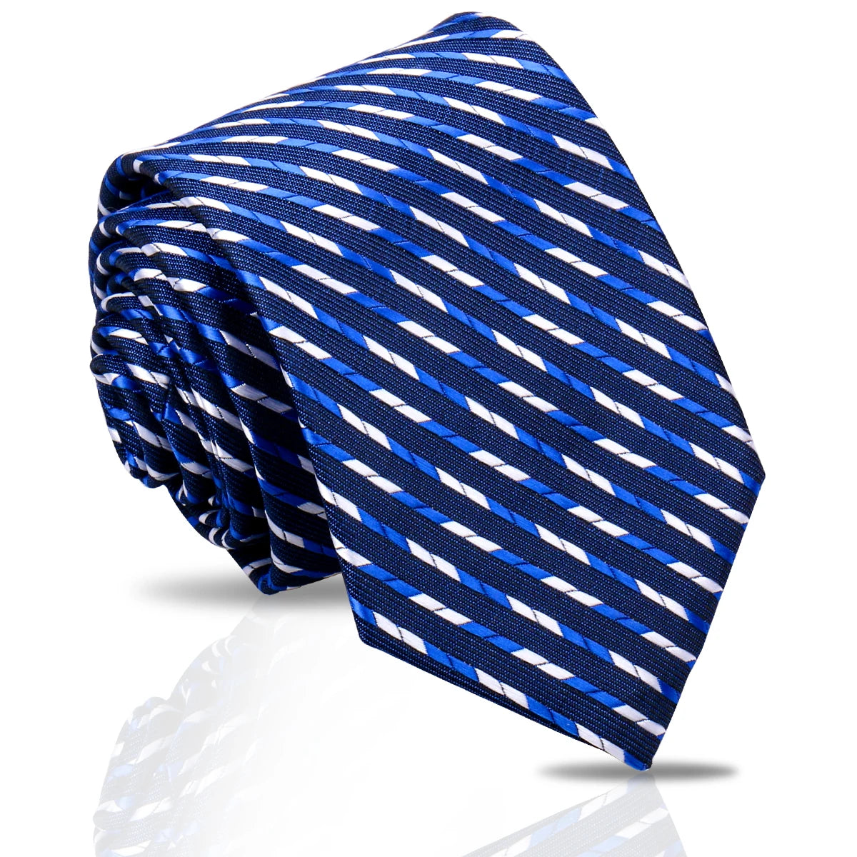 Luxury Men's Paisley & Striped Necktie 7.5cm – New Style Fashion Tie for Weddings & Workplace